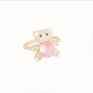 Bague ourson pour fille