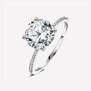 bague solitaire de fiancaille