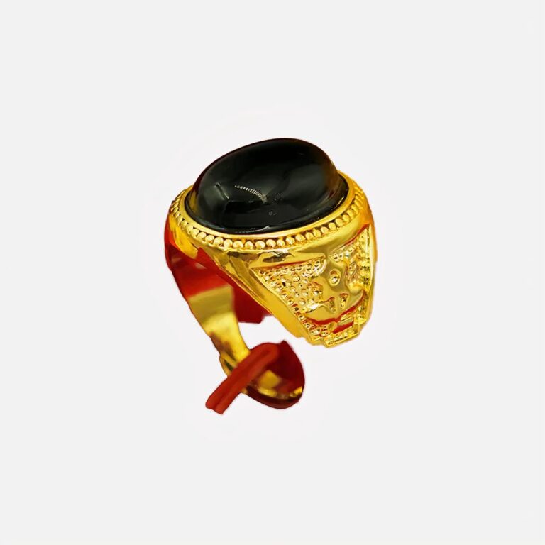 Bague carrée gitane en agate femme