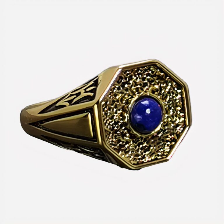 Bague gitane pierre Lapis Lazuli argent femme