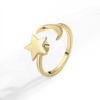 Bague anti stress étoiles pour femme