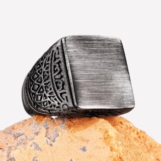 Bague homme touareg chevalière argentee