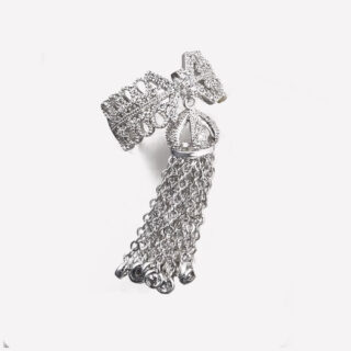 Bague breloque royale forme gland ajustable