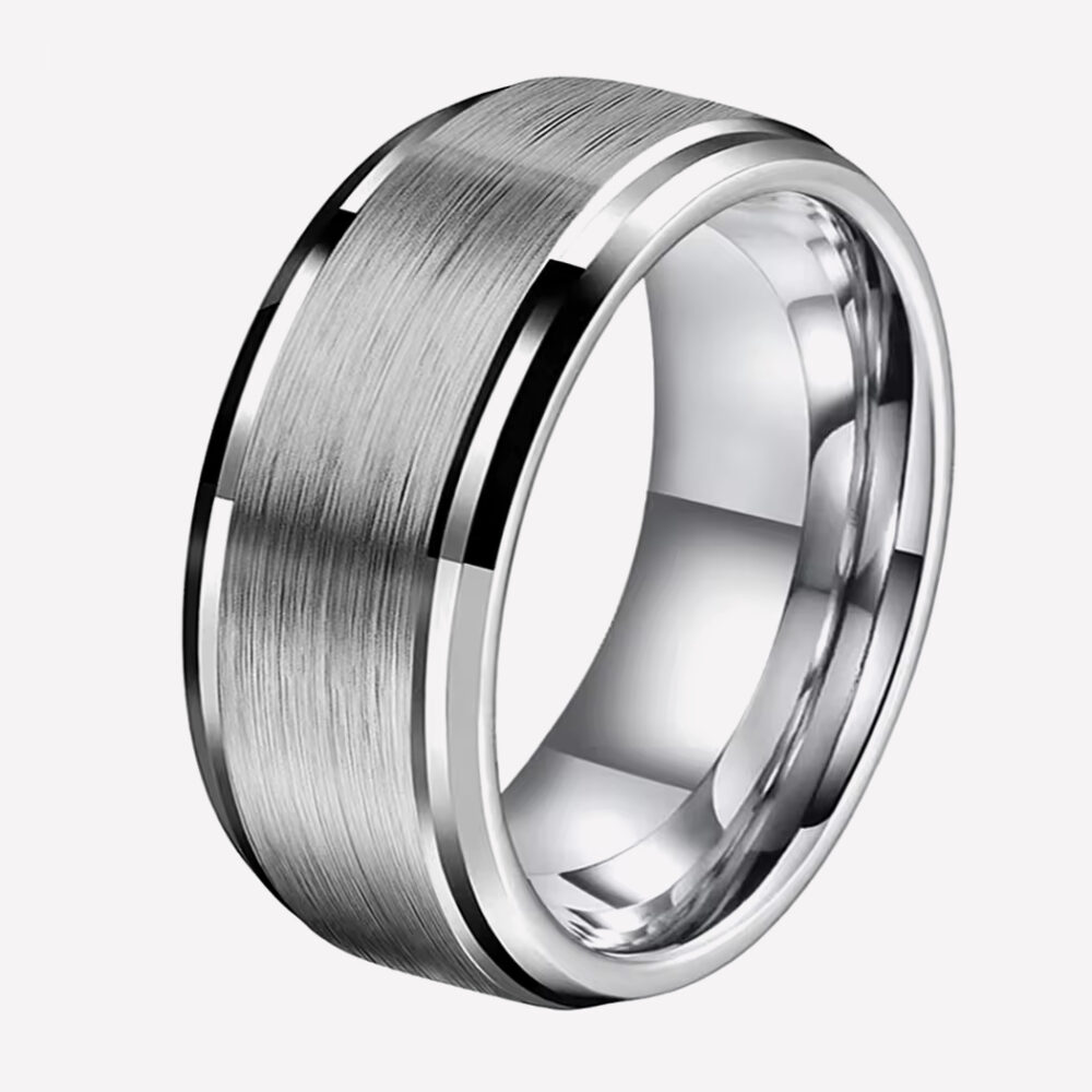 IMG_bague_promesse bague de pacs masculine, anneau argenté