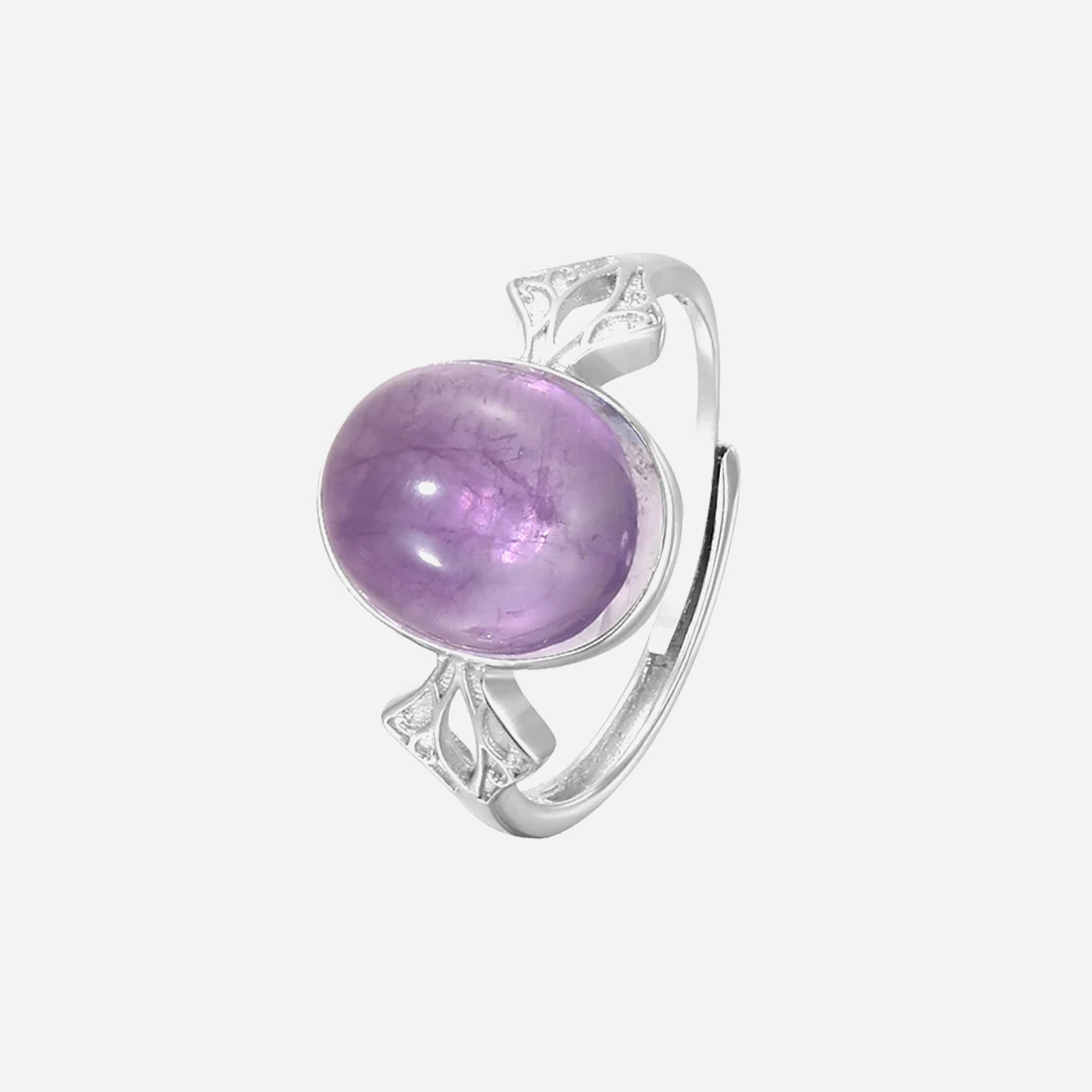 bague amethyste en argent