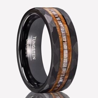 Bague originale en carbure de tungstène pour homme